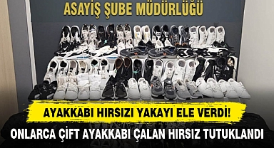 Ayakkabı Hırsızı Yakayı Ele Verdi