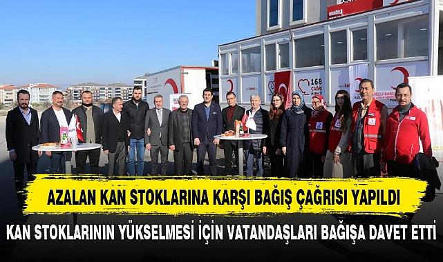 AZALAN KAN STOKLARINA KARŞI BAĞIŞ ÇAĞRISI YAPILDI