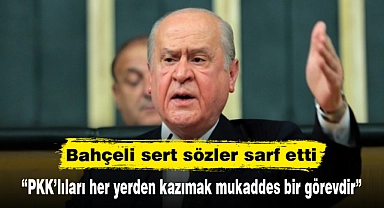 Bahçeli sert sözler sarf etti
