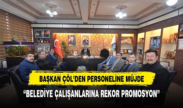 Başkan Çöl'den çalışanlara yeni yıl süprizi