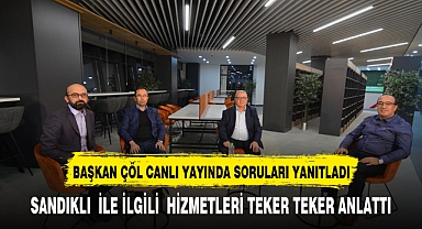 BAŞKAN DR. MUSTAFA ÇÖL CANLI YAYINDA SORULARI YANITLADI