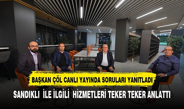 BAŞKAN DR. MUSTAFA ÇÖL CANLI YAYINDA SORULARI YANITLADI