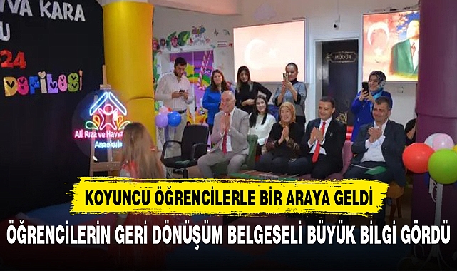Başkan Koyuncu Ali Rıza ve Hava Kara Anaokulu’nda Düzenlenen Geri Dönüşüm Defilesi Programına Katıldı