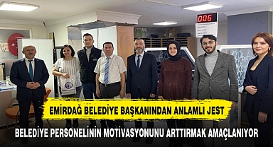 Başkan Koyuncu çalışanları unutmadı