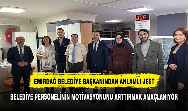 Başkan Koyuncu çalışanları unutmadı