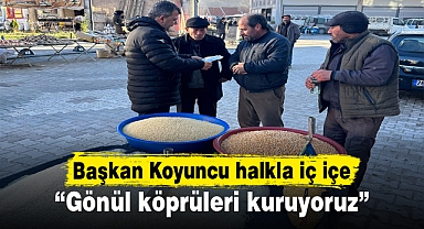 Başkan Koyuncu halkla iç içe