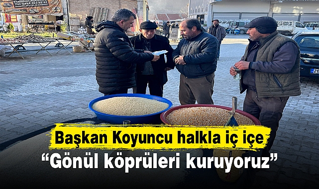 Başkan Koyuncu halkla iç içe