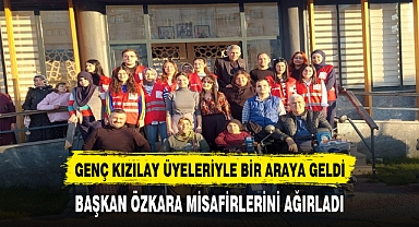 Başkan Özkara Misafirlerini Ağırladı
