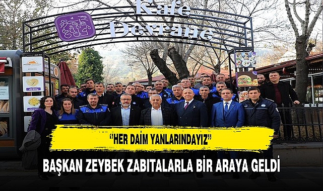 Başkan Zeybek Güne Zabıtalar İle Başladı.