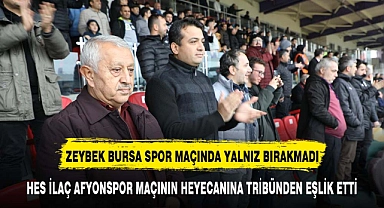 Başkan Zeybek mor şimşekleri yalnız bırakmadı