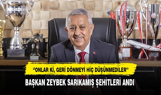 Başkan Zeybek Sarıkamış Şehitleri Andı