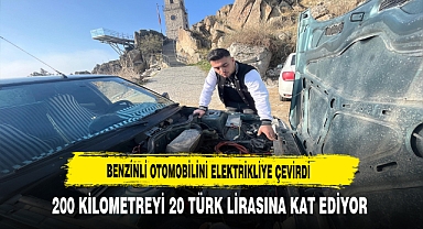 Benzinli Otomobilini Elektrikliye Çevirdi. 200 Kilometreyi 20 Türk Lirasına Kat Ediyor