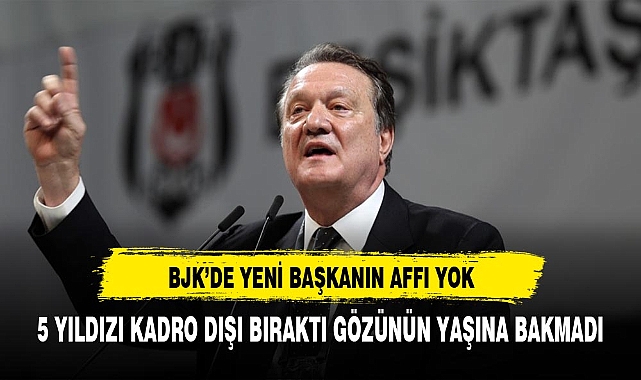 Beşiktaş, Aboubakar dahil 5 yıldızı kadro dışı bıraktı