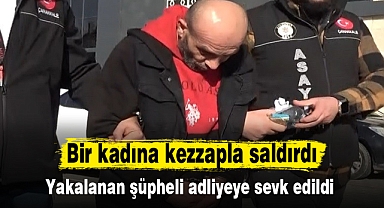 Bir kadına kezzapla saldırdı