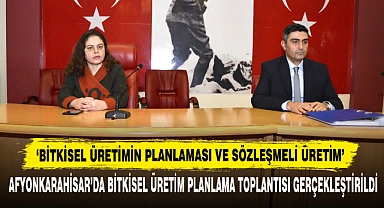 ‘Bitkisel Üretimin Planlaması Ve Sözleşmeli Üretim’