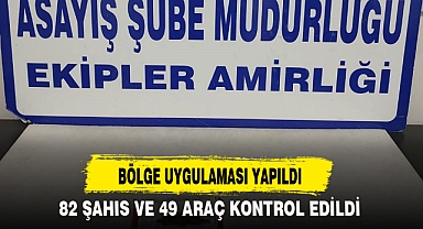 BÖLGE UYGULAMASI YAPILDI
