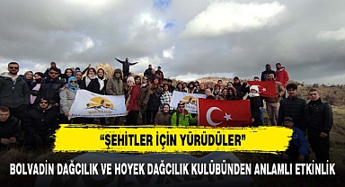 Bolvadin Dağcılık kulübü şehitleri unutmadı