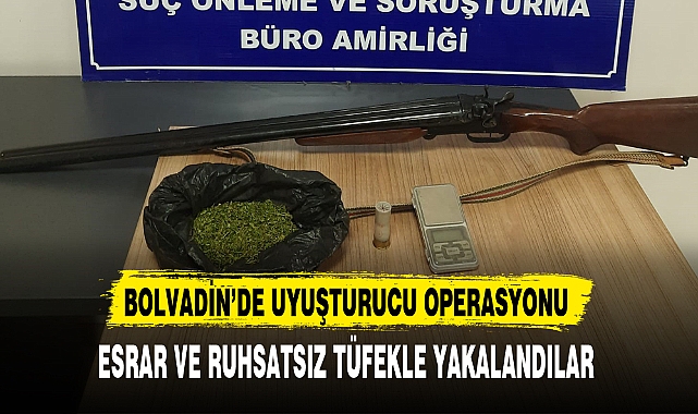 BOLVADİN’DE UYUŞTURUCU OPERASYONU
