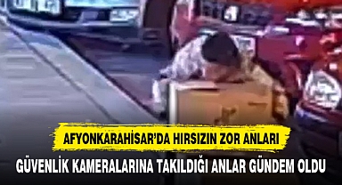 Boyu kadar ayakkabı kolisini çalıp kayıplara karıştı