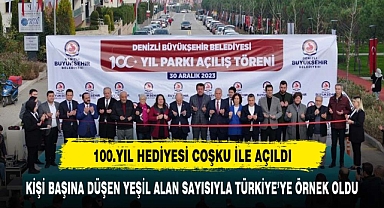 Büyükşehirden 100. yıl hediyesi