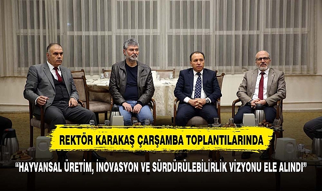 Çarşamba Sabah Toplantılarında “Afyonkarahisar’da Hayvansal Üretim, İnovasyon ve Sürdürülebilirlik Vizyonu” Konuşuldu