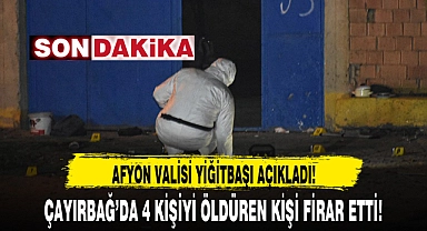 ÇAYIRBAĞ'DA 4 KİŞİYİ ÖLDÜREN KİŞİ FİRAR ETTİ!