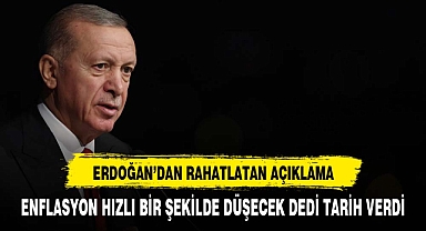 Cumhurbaşkanı Erdoğan: Enflasyon haziran ayı sonrasında çok hızlı bir şekilde düşecek