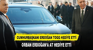 Cumhurbaşkanı Erdoğan, Macaristan Başbakanı Orban'a Togg hediye etti