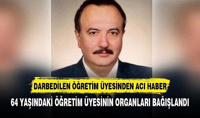Darp edilen öğretim üyesi Salih Zafer Dicle hayatını kaybetti