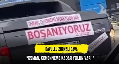 DAVULLU ZURNALI BOŞANMA DAVASI