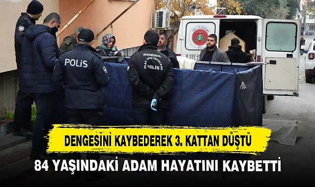 DENGESİNİ KAYBEDEREK 3. KATTAN DÜŞTÜ