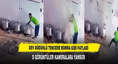 Dev Düdüklü Tencere Bomba Gibi Patladı. O Görüntüler Güvenlik Kameralarına Yansıdı