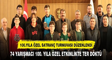 Dinar Belediyesinden 100. yıla özel satranç turnuvası