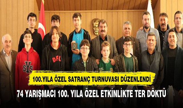 Dinar Belediyesinden 100. yıla özel satranç turnuvası
