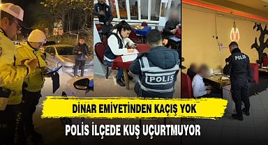 Dinar'da Polis Kuş Uçurtmuyor