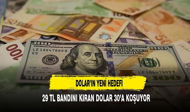 Dolar/TL 29’u görerek yeni bir rekor kırdı