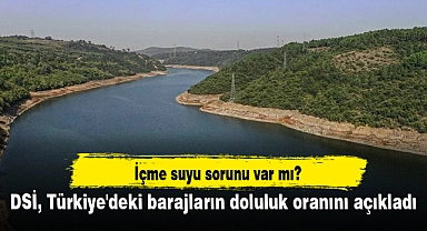 DSİ, Türkiye'deki barajların doluluk oranını açıkladı: İçme suyu sorunu var mı?