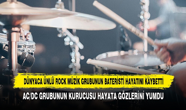 Dünyaca Ünlü Rock Müzik Grubunun Bateristi Hayatını Kaybetti