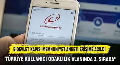 E-Devlet Kapısı Memnuniyet Anketi Erişime Açıldı