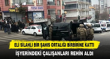 Eli Silahlı Bir Şahıs Ortalığı Birbirine Kattı