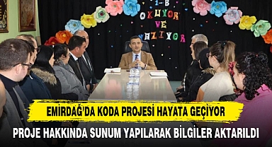 Emirdağ’da Koda Projesi Hayata Geçiyor