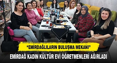 Emirdağ kadın kültür evi öğretmenleri ağırladı