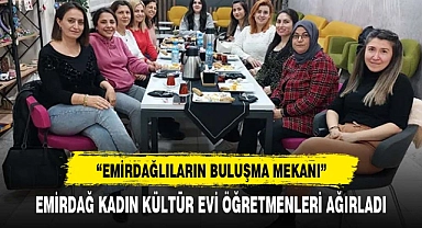 Emirdağ kadın kültür evi öğretmenleri ağırladı