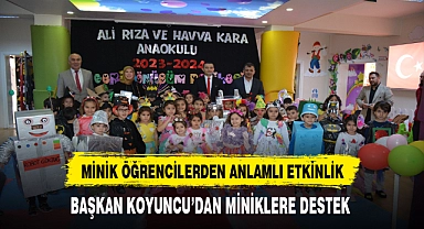 Emirdağlı Miniklerden Anlamlı Etkinlik. Başkan Koyuncudan Öğrencilere Destek