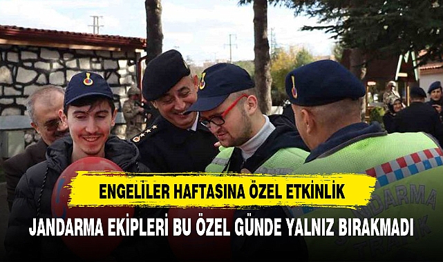 Engelliler haftasında engelleri ortadan kaldıran etkinlik
