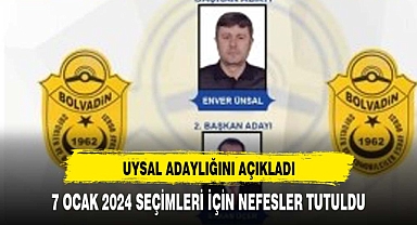 ENVER ÜNSAL ADAYLIĞINI AÇIKLADI