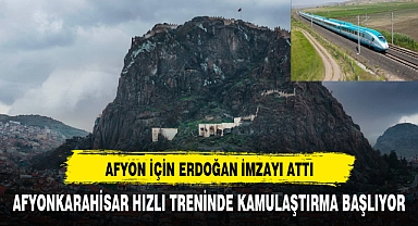 Afyon hızlı tren hattında bismillah denildi