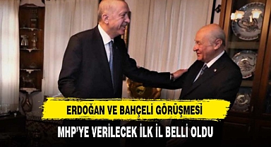 Erdoğan-Bahçeli görüşmesinden sonra MHP'ye verilecek ilk il belli oldu