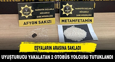 EŞYALARIN ARASINA SAKLADI