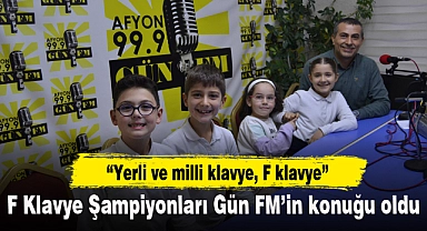 F Klavye Şampiyonları Gün FM’in konuğu oldu